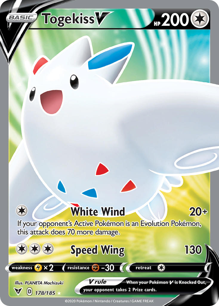 Togekiss V (178/185) [Sword & Shield: Vivid Voltage] | RetroPlay Games