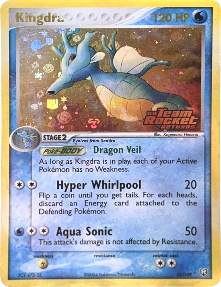 Kingdra (12/109) (Stamped) [EX: Team Rocket Returns] | RetroPlay Games