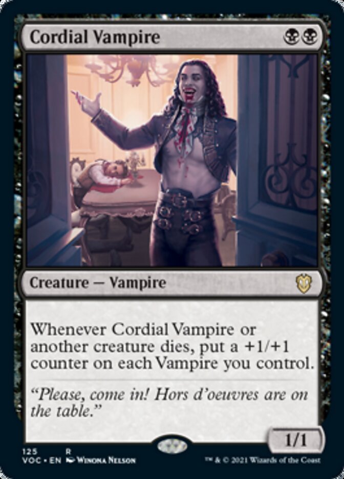 Cordial Vampire [Innistrad: Crimson Vow Commander] | RetroPlay Games