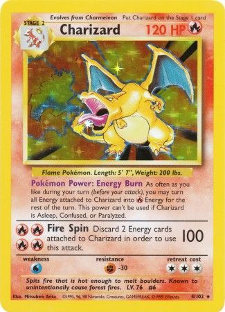 Charizard (4/102) [Base Set Unlimited] | RetroPlay Games