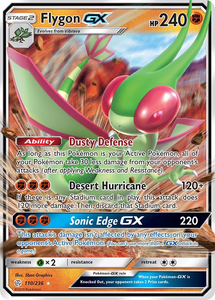 Flygon GX (110/236) [Sun & Moon: Cosmic Eclipse] | RetroPlay Games