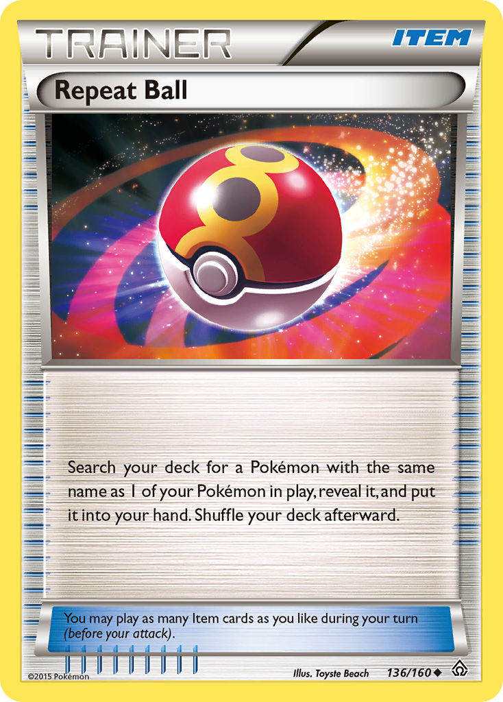 Repeat Ball (136/160) [XY: Primal Clash] | RetroPlay Games