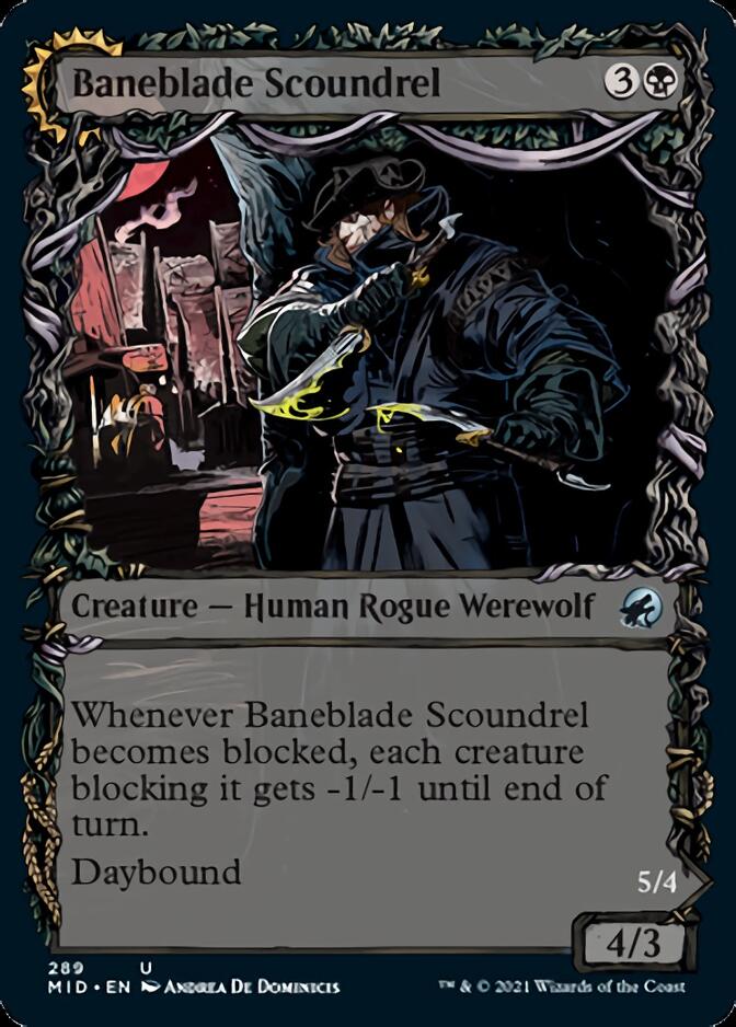 Baneblade Scoundrel // Baneclaw Marauder (Showcase Equinox) [Innistrad: Midnight Hunt] | RetroPlay Games