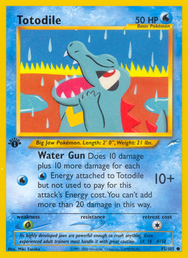 Totodile (85/105) [Neo Destiny 1st Edition] | RetroPlay Games