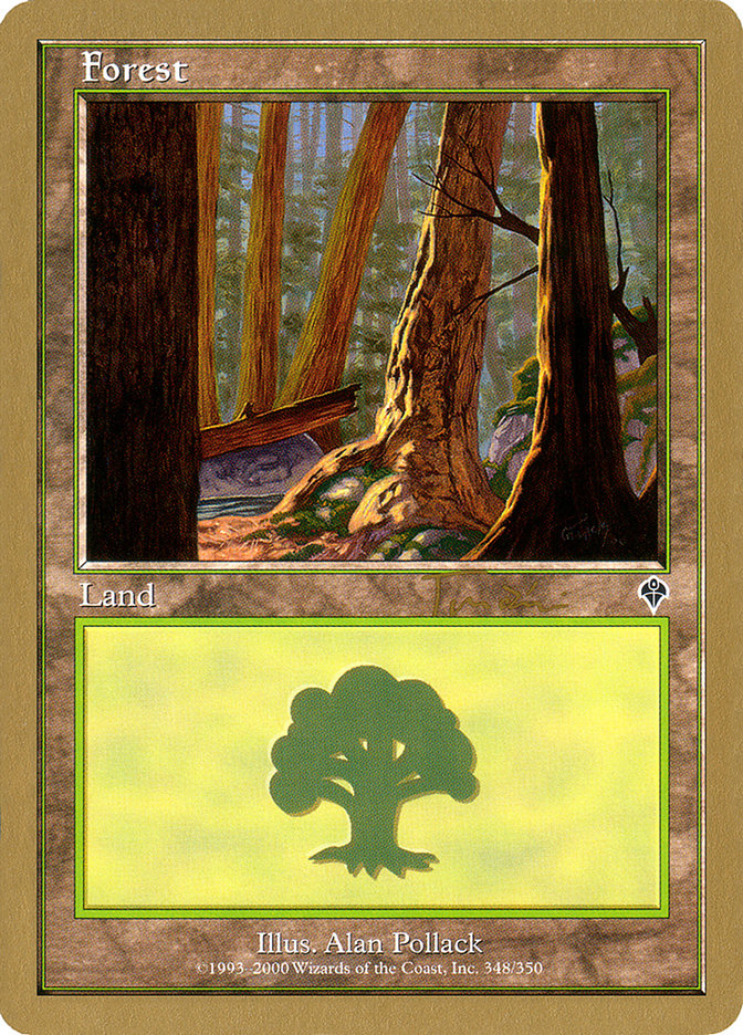 Forest (jt348a) (Jan Tomcani) [World Championship Decks 2001] | RetroPlay Games