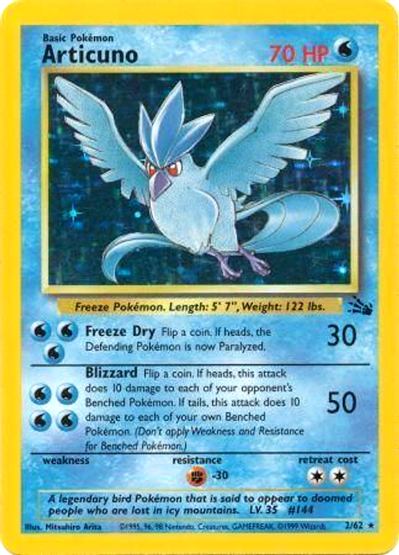 Articuno (2/62) [Fossil Unlimited] | RetroPlay Games