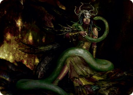 Saryth, the Viper's Fang Art Card [Innistrad: Midnight Hunt Art Series] | RetroPlay Games