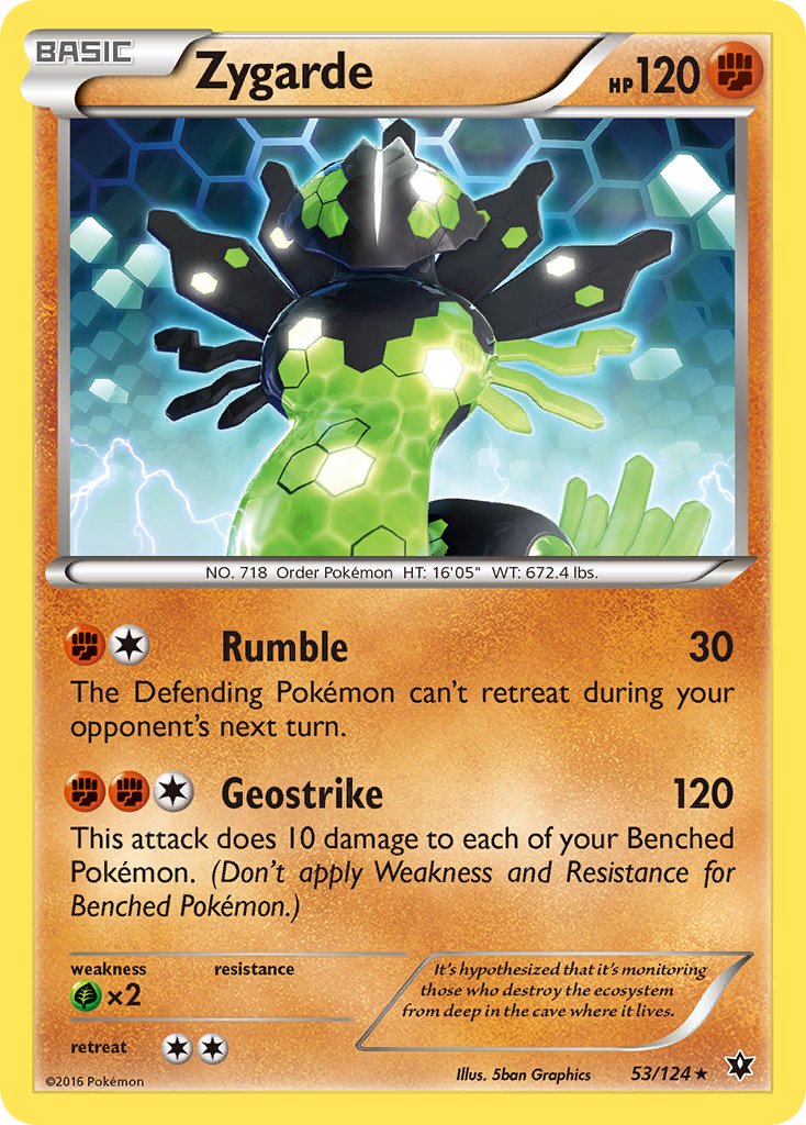 Zygarde (53/124) (Theme Deck Exclusive) [XY: Fates Collide] | RetroPlay Games