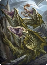 Grakmaw, Skyclave Ravager Art Card [Zendikar Rising Art Series] | RetroPlay Games