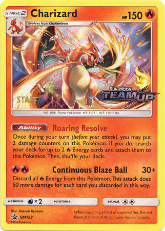Charizard (SM158) (Staff) [Sun & Moon: Black Star Promos] | RetroPlay Games