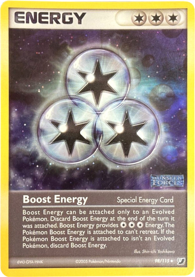 Boost Energy (98/115) (Stamped) [EX: Unseen Forces] | RetroPlay Games