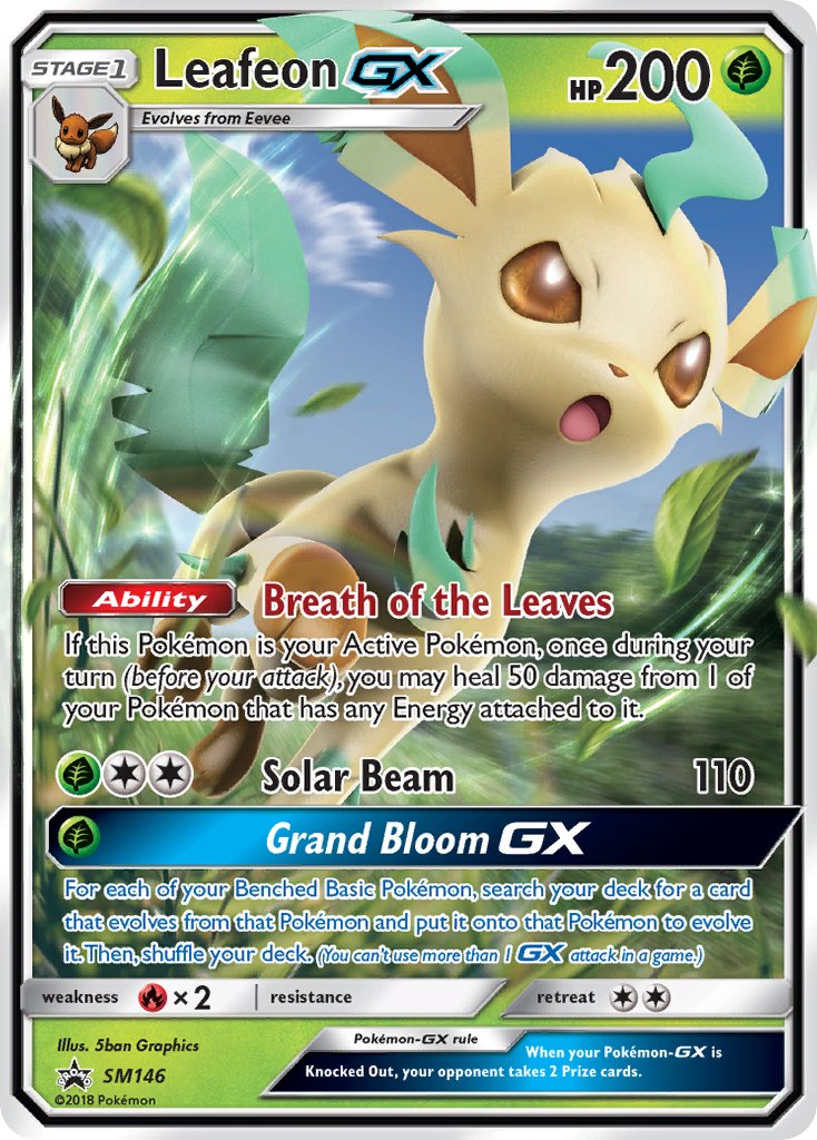 Leafeon GX (SM146) [Sun & Moon: Black Star Promos] | RetroPlay Games