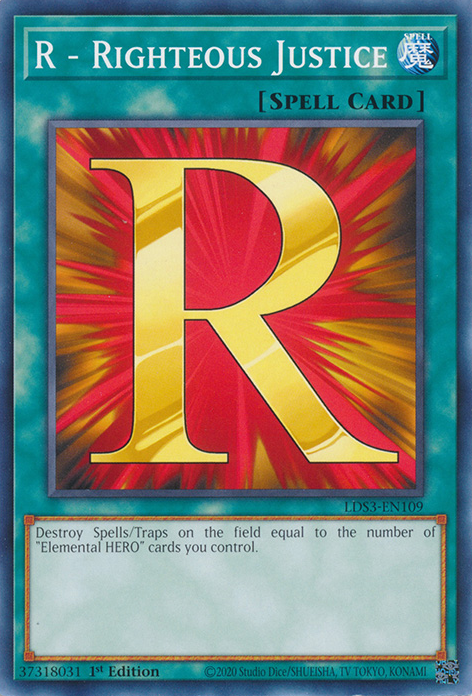 R - Righteous Justice [LDS3-EN109] Common | RetroPlay Games