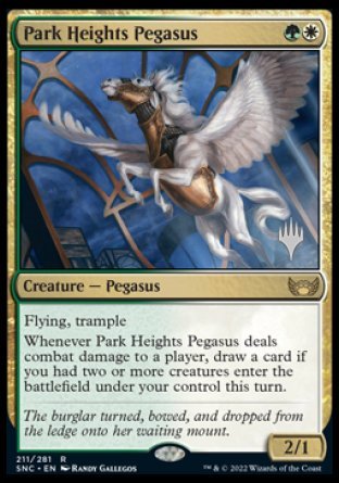 Park Heights Pegasus (Promo Pack) [Streets of New Capenna Promos] | RetroPlay Games