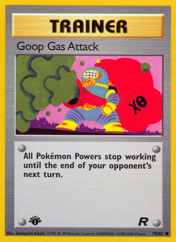 Goop Gas Attack (78/82) [Team Rocket 1st Edition] | RetroPlay Games