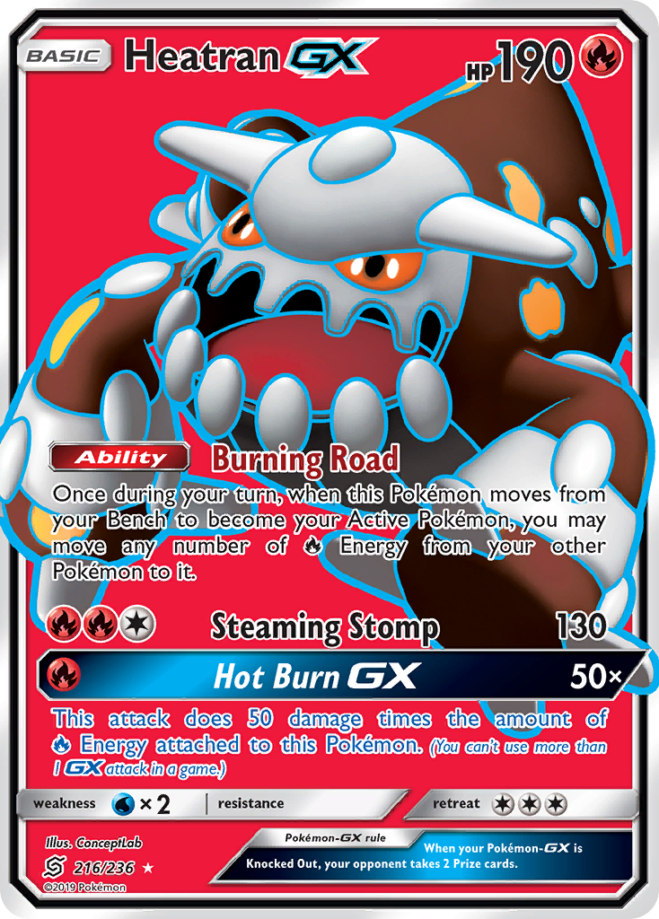 Heatran GX (216/236) [Sun & Moon: Unified Minds] | RetroPlay Games