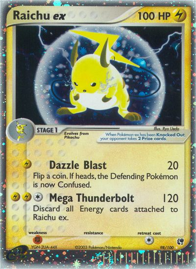 Raichu ex (98/100) [EX: Sandstorm] | RetroPlay Games