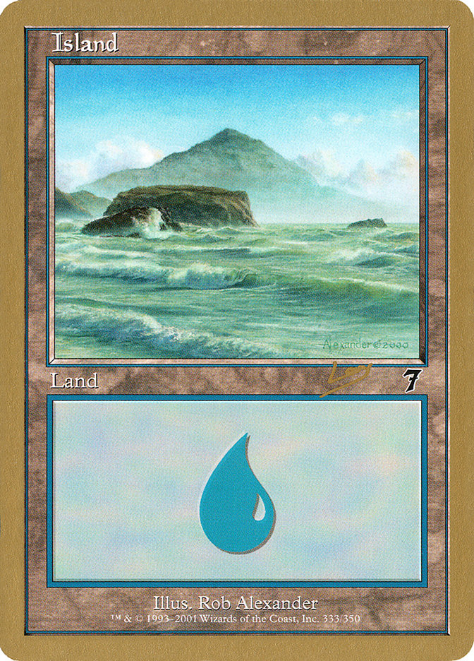 Island (333) (Raphael Levy) [World Championship Decks 2002] | RetroPlay Games