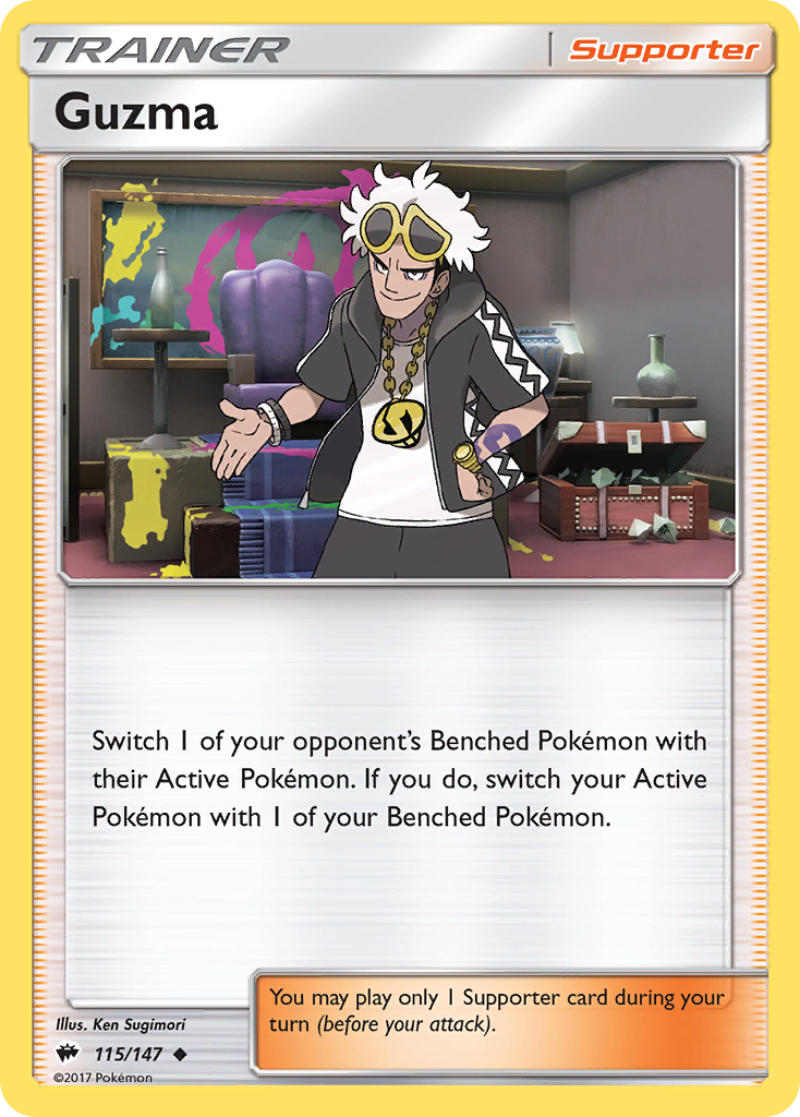 Guzma (115/147) [Sun & Moon: Burning Shadows] | RetroPlay Games