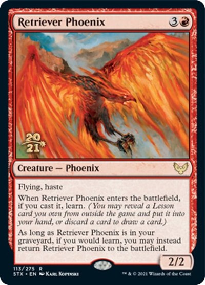 Retriever Phoenix [Strixhaven: School of Mages Prerelease Promos] | RetroPlay Games