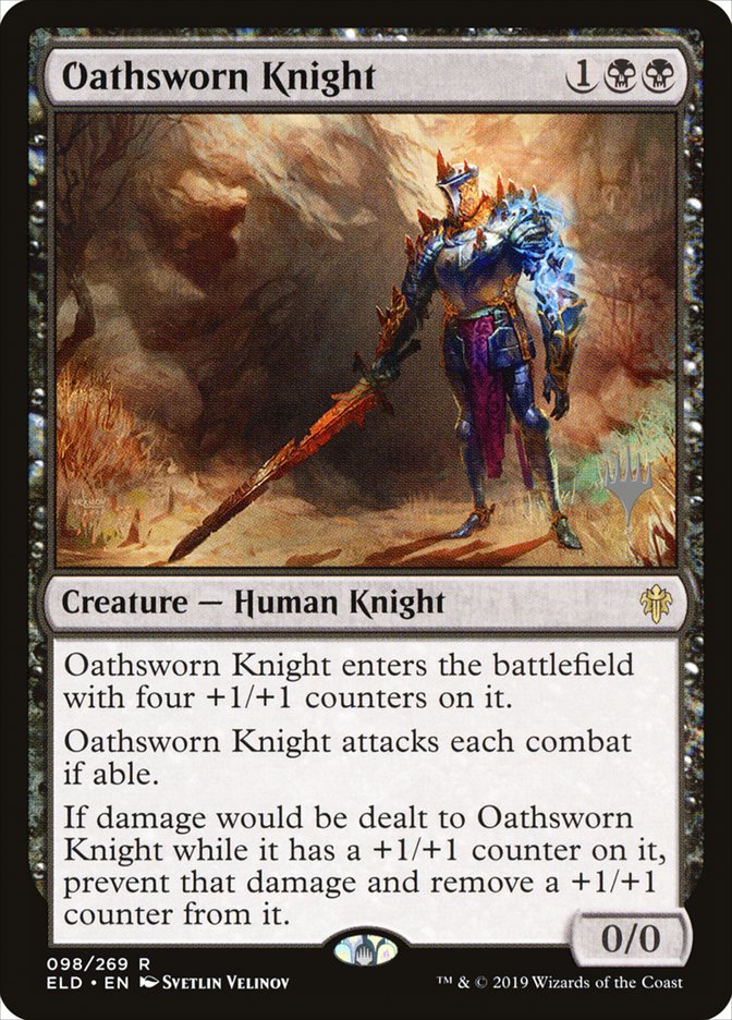 Oathsworn Knight (Promo Pack) [Throne of Eldraine Promos] | RetroPlay Games