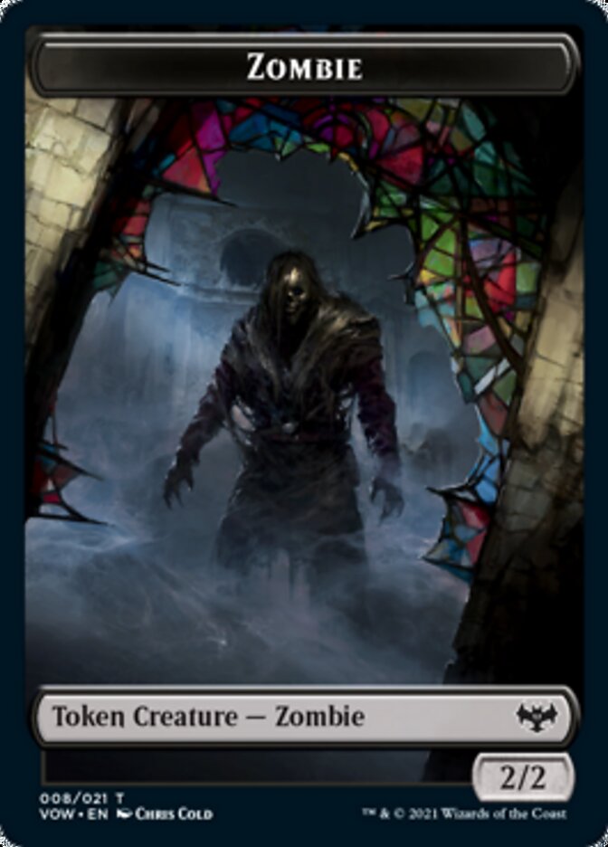 Zombie Token (008) [Innistrad: Crimson Vow Tokens] | RetroPlay Games