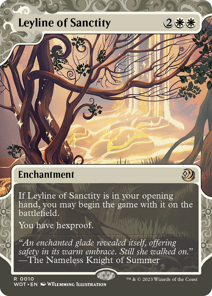 Leyline of Sanctity [Wilds of Eldraine: Enchanting Tales] | RetroPlay Games