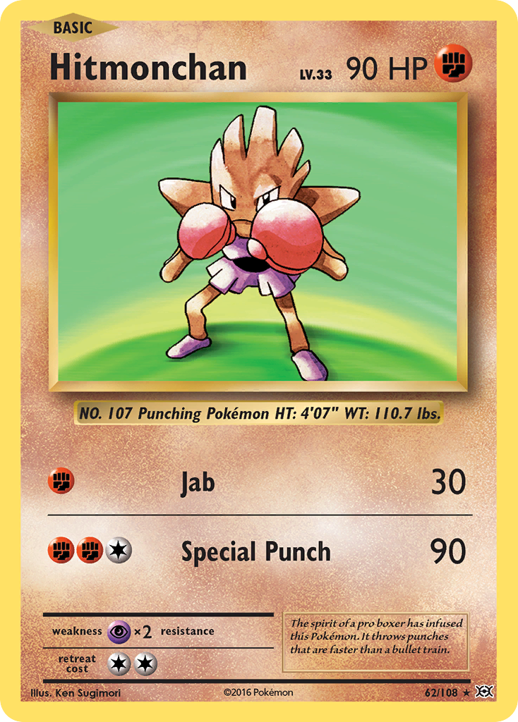 Hitmonchan (62/108) [XY: Evolutions] | RetroPlay Games