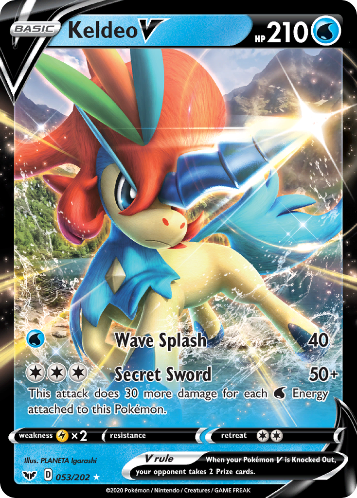 Keldeo V (053/202) [Sword & Shield: Base Set] | RetroPlay Games