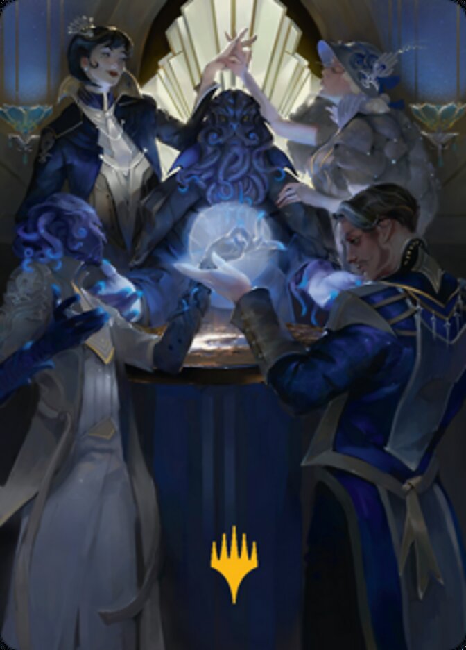 Obscura Ascendancy Art Card (Gold-Stamped Signature) [Streets of New Capenna Art Series] | RetroPlay Games