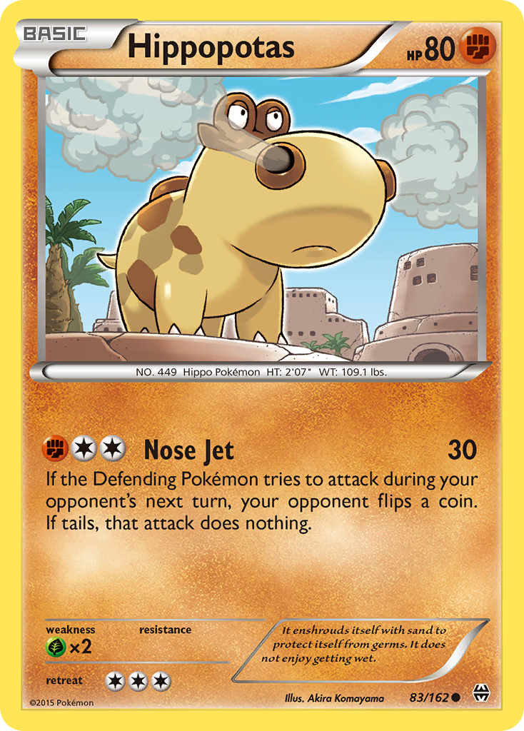 Hippopotas (83/162) [XY: BREAKthrough] | RetroPlay Games