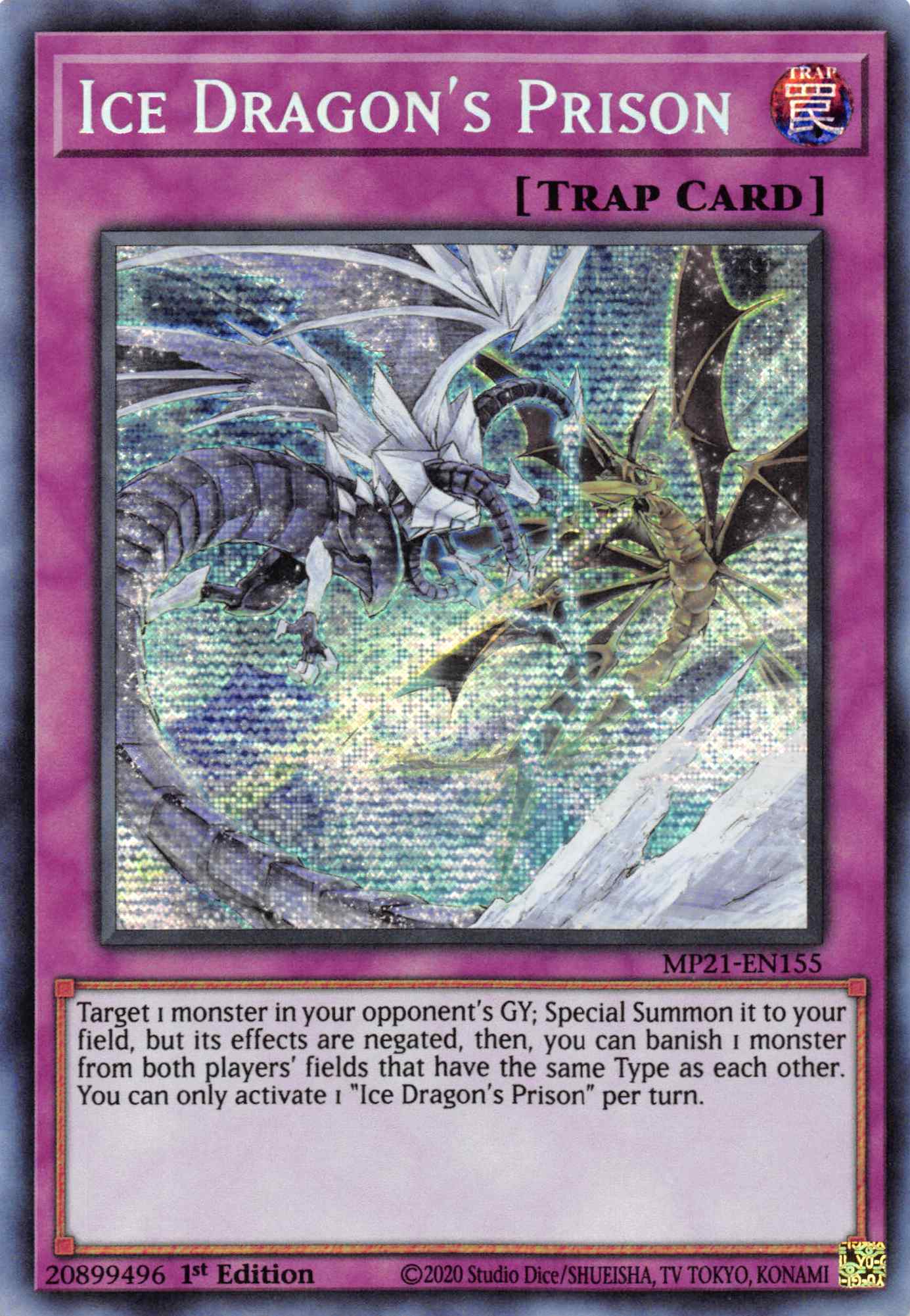 Ice Dragon's Prison [MP21-EN155] Prismatic Secret Rare | RetroPlay Games