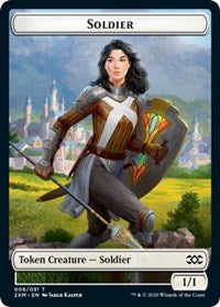 Soldier // Squirrel Double-sided Token [Double Masters Tokens] | RetroPlay Games