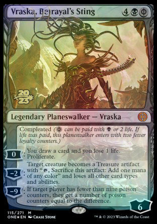Vraska, Betrayal's Sting [Phyrexia: All Will Be One Prerelease Promos] | RetroPlay Games
