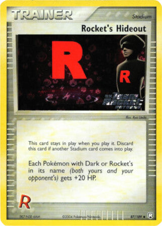 Rocket's Hideout (87/109) (Stamped) [EX: Team Rocket Returns] | RetroPlay Games