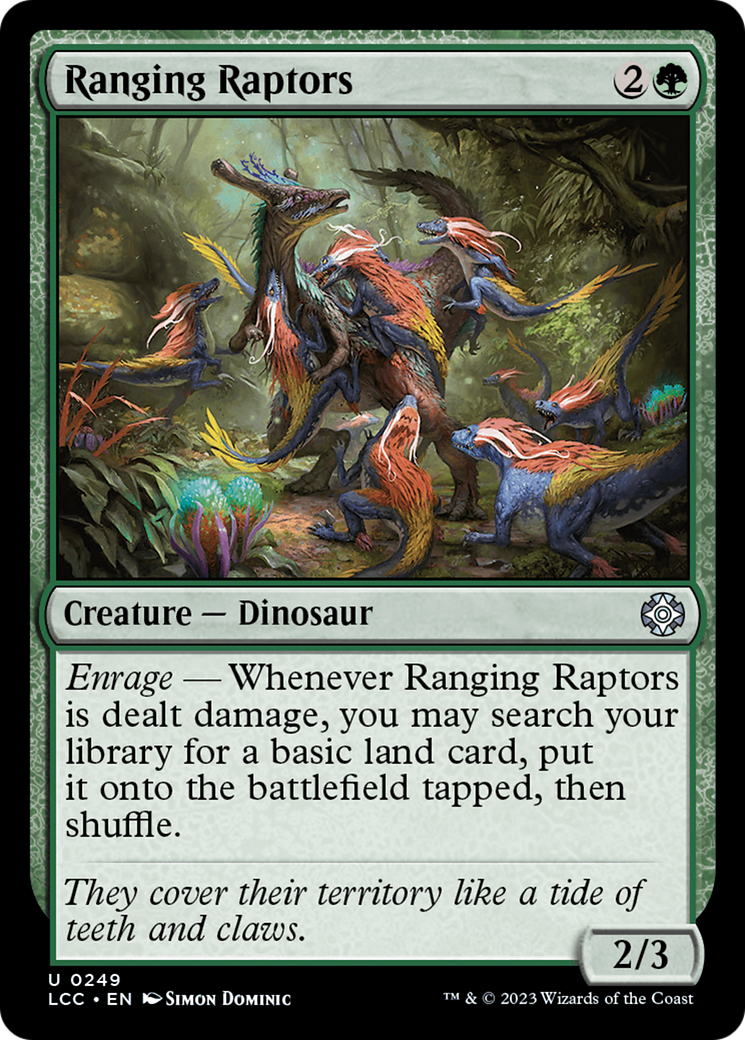 Ranging Raptors [The Lost Caverns of Ixalan Commander] | RetroPlay Games