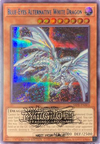 Blue-Eyes Alternative White Dragon [SBPR-EN003] Secret Rare | RetroPlay Games