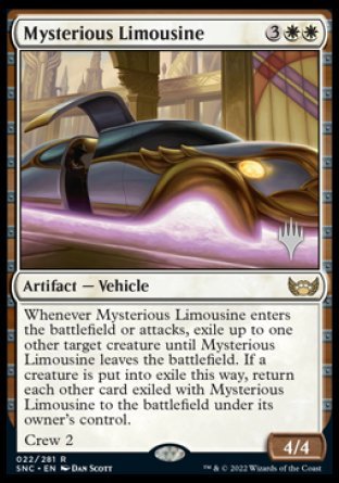 Mysterious Limousine (Promo Pack) [Streets of New Capenna Promos] | RetroPlay Games