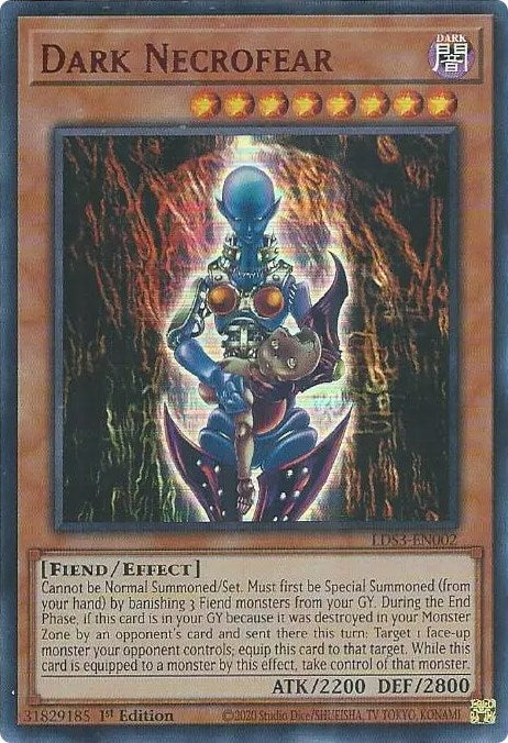 Dark Necrofear (Red) [LDS3-EN002] Ultra Rare | RetroPlay Games