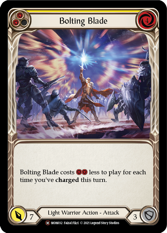 Bolting Blade [U-MON032-RF] (Monarch Unlimited)  Unlimited Rainbow Foil | RetroPlay Games