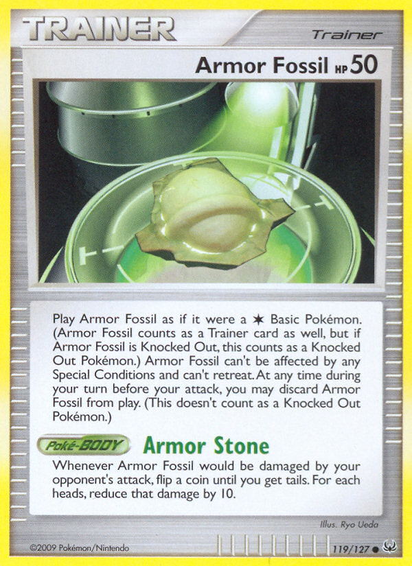 Armor Fossil (119/127) [Platinum: Base Set] | RetroPlay Games