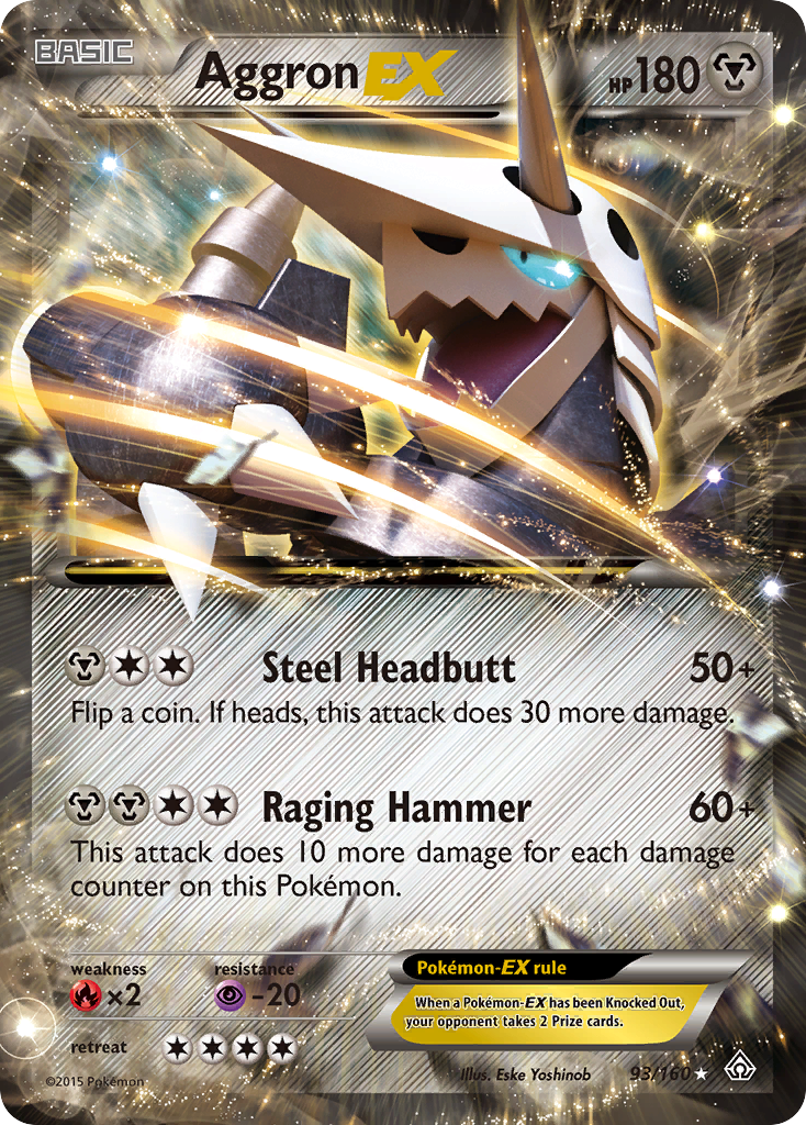 Aggron EX (93/160) [XY: Primal Clash] | RetroPlay Games