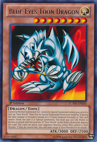 Blue-Eyes Toon Dragon [LCYW-EN103] Rare | RetroPlay Games