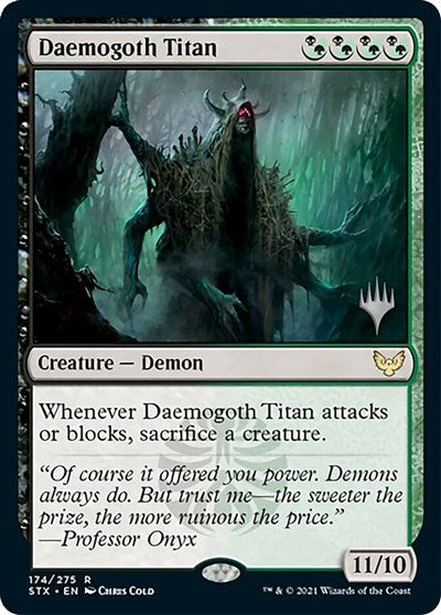 Daemogoth Titan (Promo Pack) [Strixhaven: School of Mages Promos] | RetroPlay Games