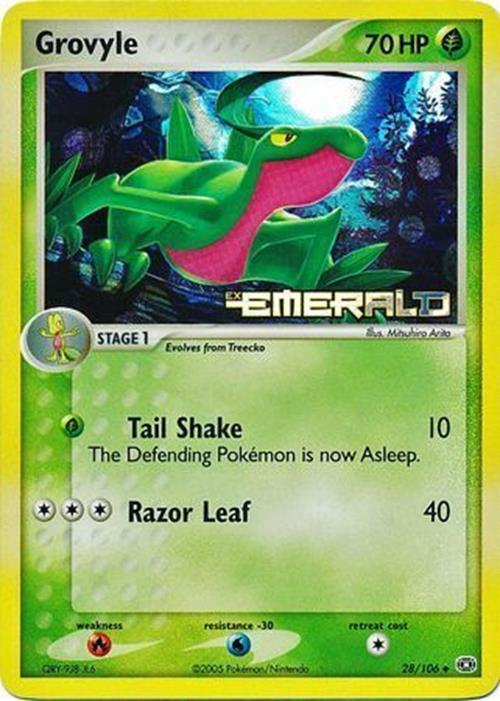 Grovyle (28/106) (Stamped) [EX: Emerald] | RetroPlay Games