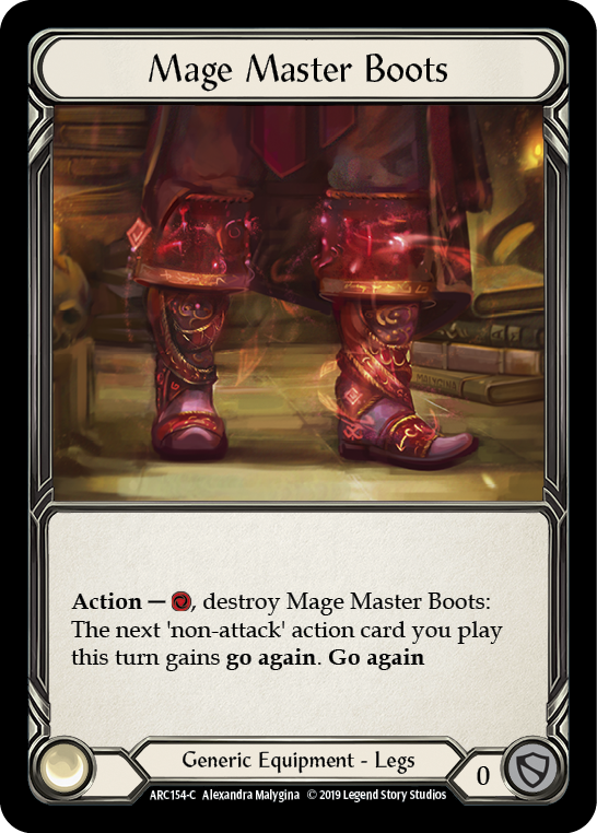 Mage Master Boots [ARC154-C] (Arcane Rising)  1st Edition Normal | RetroPlay Games