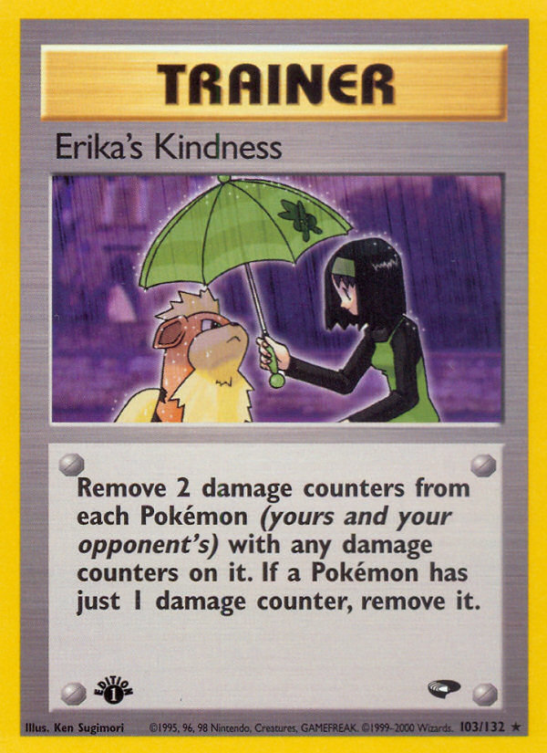 Erika's Kindness (103/132) [Gym Challenge 1st Edition] | RetroPlay Games