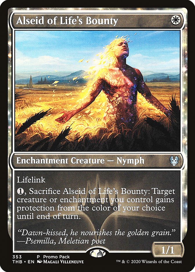 Alseid of Life's Bounty (Promo Pack) [Theros Beyond Death Promos] | RetroPlay Games