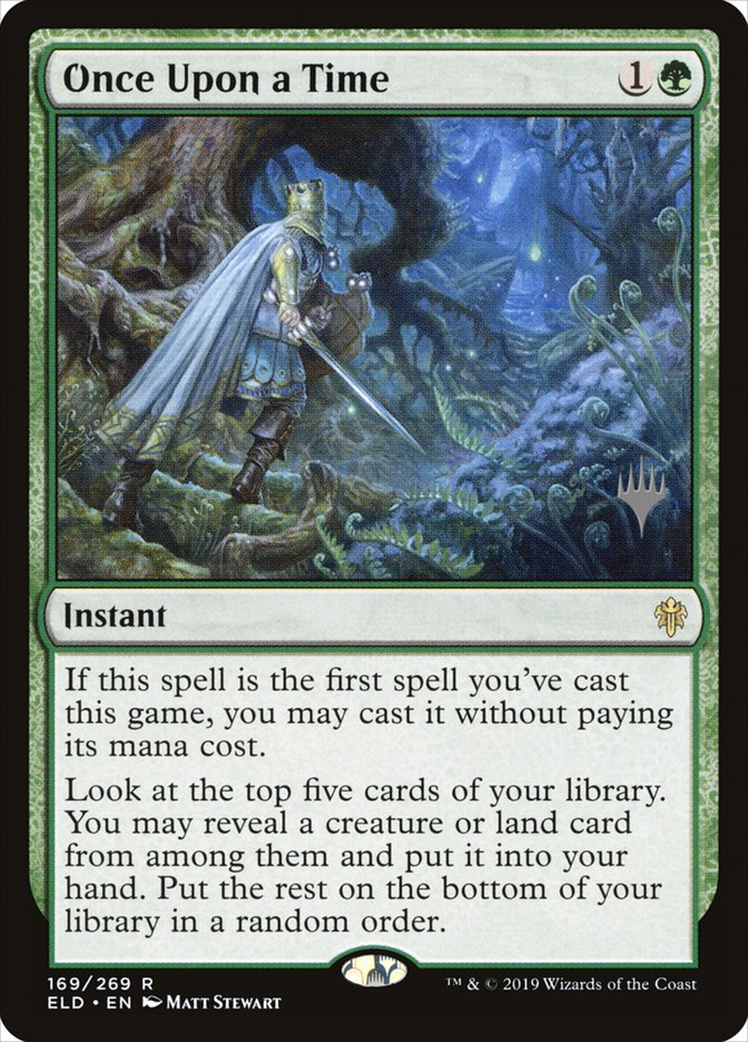 Once Upon a Time (Promo Pack) [Throne of Eldraine Promos] | RetroPlay Games