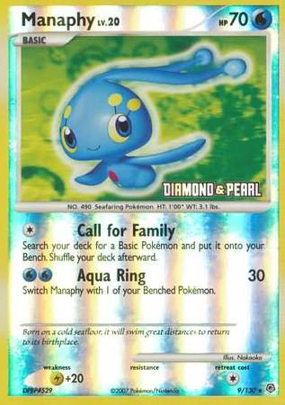 Manaphy (9/130) [Burger King Promos: 2008 Collection] | RetroPlay Games